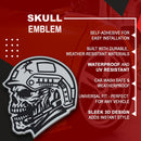 Zombie Emblem - Left & Right - White