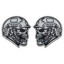 Zombie Emblem - Left & Right - White
