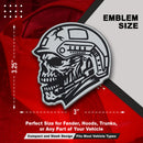 Zombie Emblem - Left & Right - White