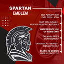Spartan Emblem - Left and Right - White