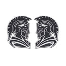 Spartan Emblem - Left and Right - White