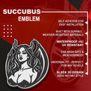 Succubus Emblem - Left & Right - White