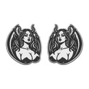 Succubus Emblem - Left & Right - White