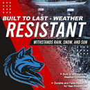 Wolf Emblem - Left and Right - Blue