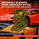 Grim Reaper Emblem - Left and Right - Yellow