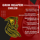 Grim Reaper Emblem - Left and Right - Yellow