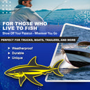 Shark Emblem - Left and Right - Yellow