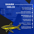 Shark Emblem - Left and Right - Yellow