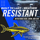 Shark Emblem - Left and Right - Yellow