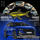 Shark Emblem - Left and Right - Yellow