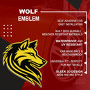 Wolf Emblem - Left and Right - Yellow