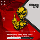 Alien Emblem - Left & Right - Yellow