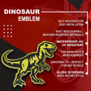 Dinosaur Emblem - Left & Right - Yellow