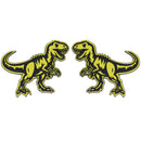 Dinosaur Emblem - Left & Right - Yellow