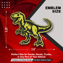 Dinosaur Emblem - Left & Right - Yellow