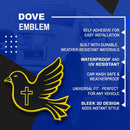 Dove Emblem - Left & Right - Yellow