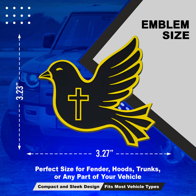 Dove Emblem - Left & Right - Yellow