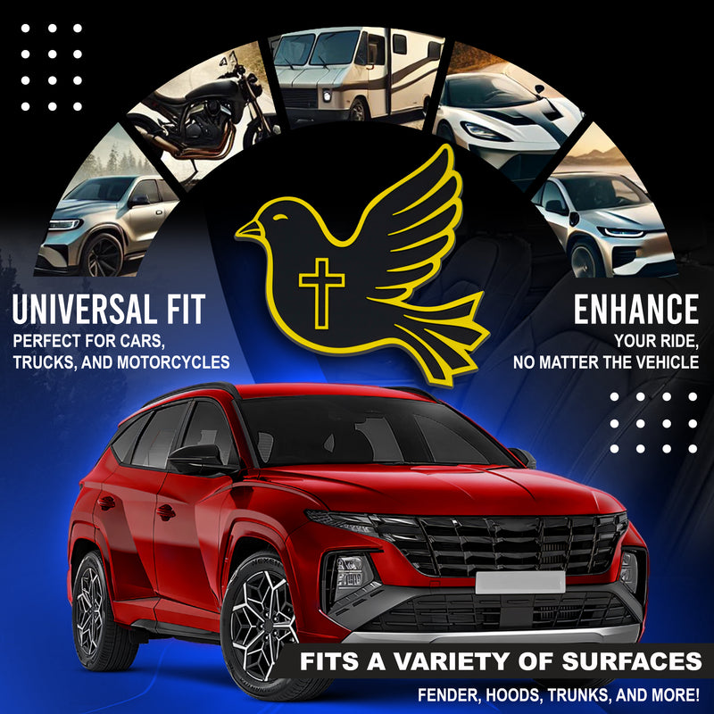 Dove Emblem - Left & Right - Yellow