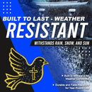 Dove Emblem - Left & Right - Yellow