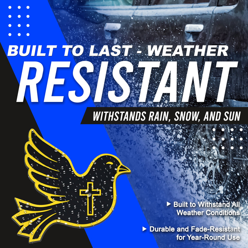 Dove Emblem - Left & Right - Yellow