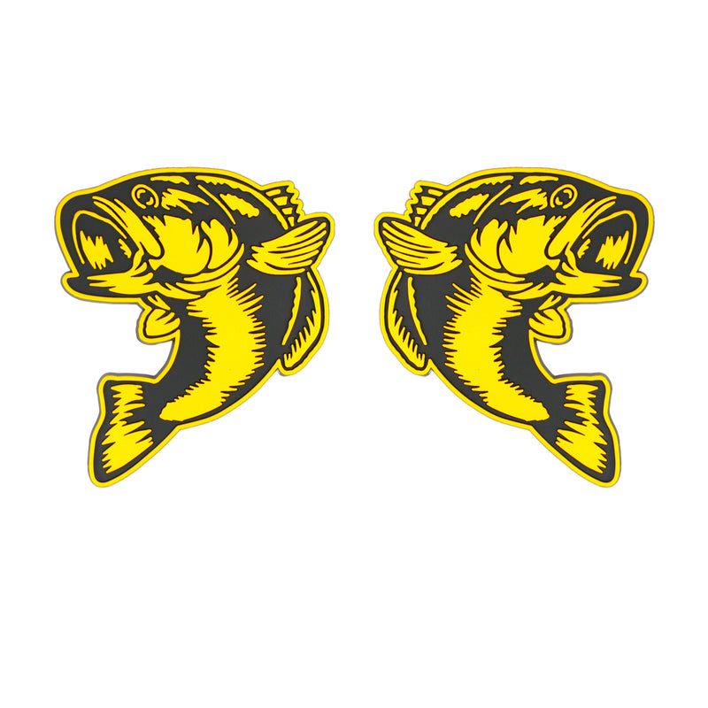 Fish Emblem - Left and Right - Yellow