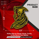 Grim Reaper Emblem - Left and Right - Yellow