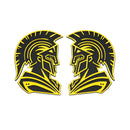 Spartan Emblem - Left and Right - Yellow