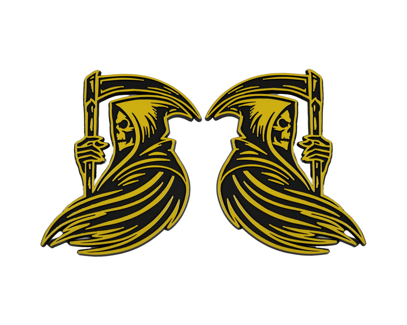 Grim Reaper Emblem - Left and Right - Yellow