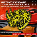 Rhino Emblem - Left & Right - Yellow