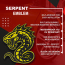Serpent Emblem - Left & Right - Yellow
