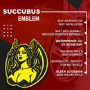 Succubus Emblem - Left & Right - Yellow