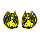 Succubus Emblem - Left & Right - Yellow
