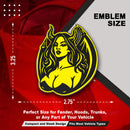 Succubus Emblem - Left & Right - Yellow
