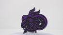 Angry Goat Emblem - Left & Right - Purple