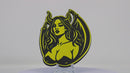 Succubus Emblem - Left & Right - Yellow