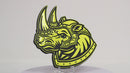 Rhino Emblem - Left & Right - Yellow