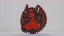 Succubus Emblem - Left & Right - Orange