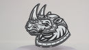 Rhino Emblem - Left & Right - White