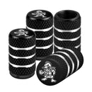 Duck Tire Valve Caps - 4pcs - Black