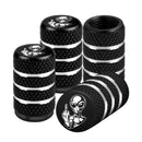 Alien Tire Valve Caps - 4pcs - Black