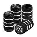 Yeti Tire Valve Caps - 4pcs - Black