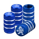 Duck Tire Valve Caps - 4pcs - Blue