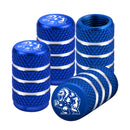 Yeti Tire Valve Caps - 4pcs - Blue
