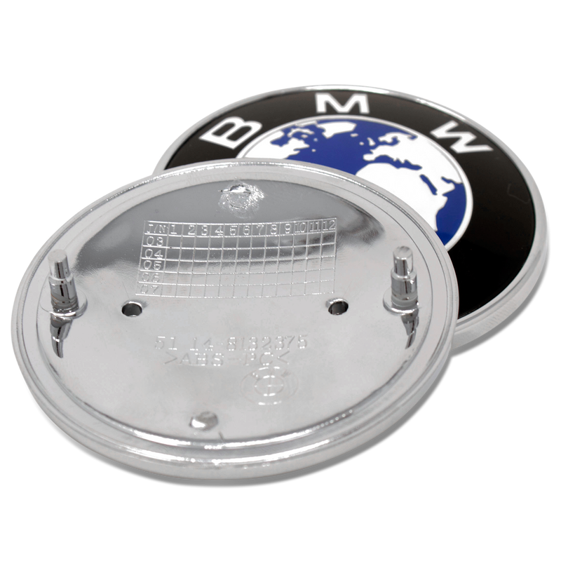 Blue Earth BMW Emblem Front and Back Grommets