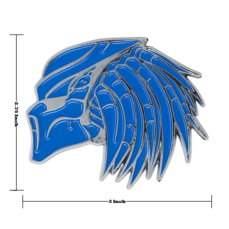 Left & Right Predator - Blue/Chrome