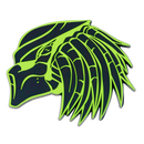 Left Predator - Green/Black