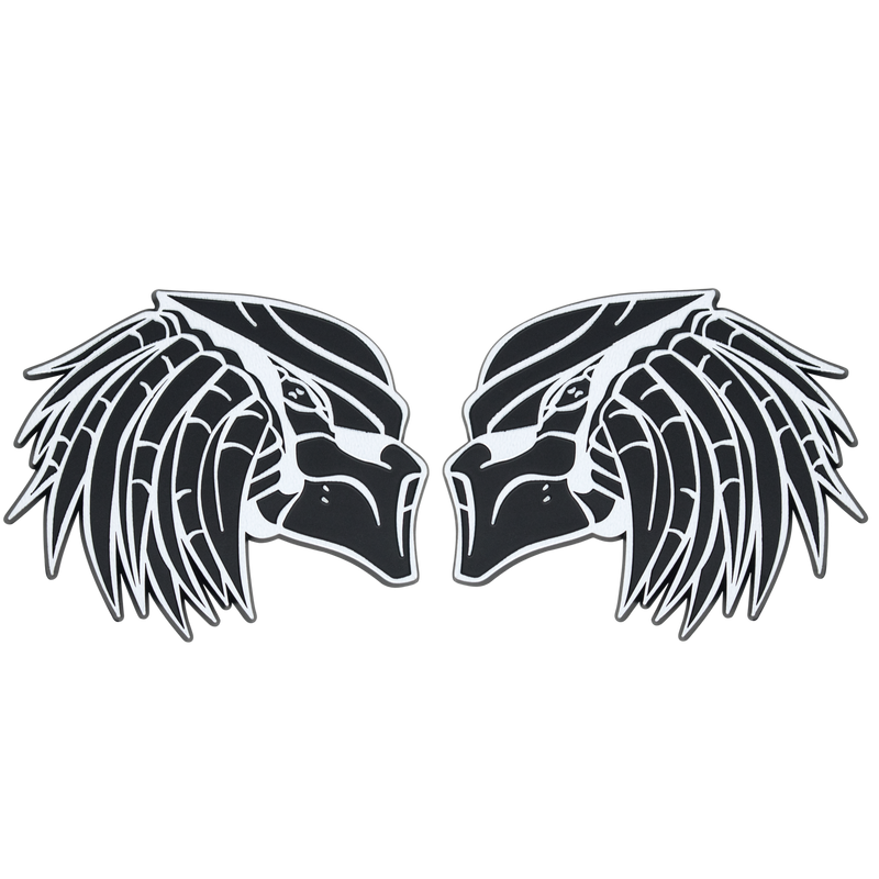 Left & Right Predator - White/Black