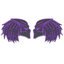 Left & Right Predator - Purple/Black