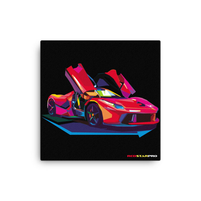 Pop Art Super Car - Canvas Print