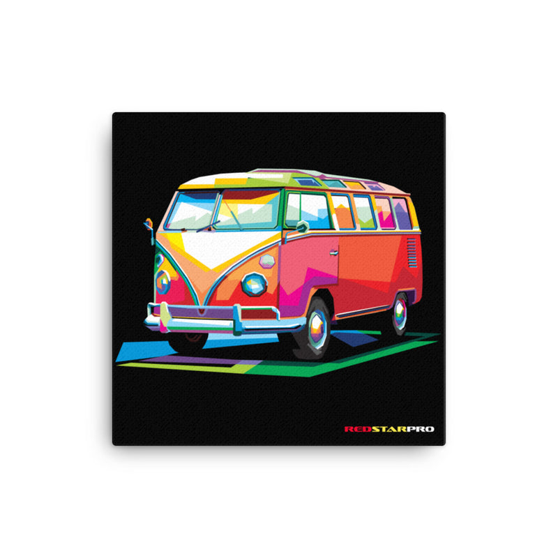 Pop Art Van - Canvas Print